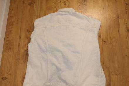 Levi's White Jeans Jacket (Large)