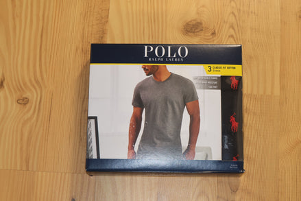 Polo 3-Pack Crew Neck Tee (Medium)